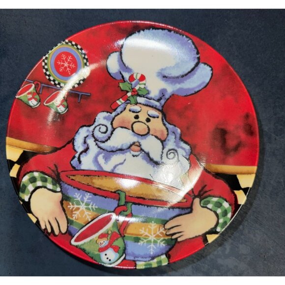 Christmas Santa Plates Set 8 - Picture 9 of 12